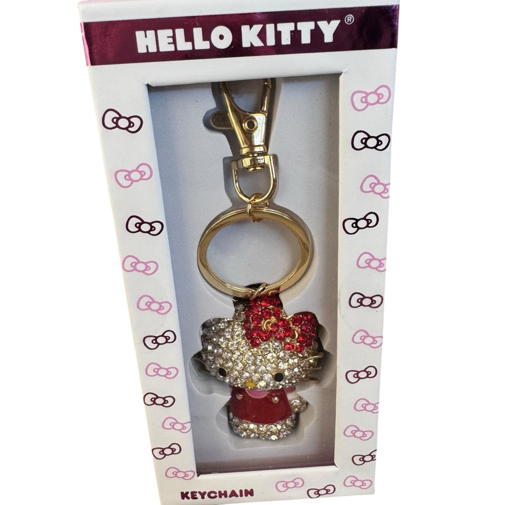 Hello Kitty Crystal bling Keychain - Picture 8 of 8